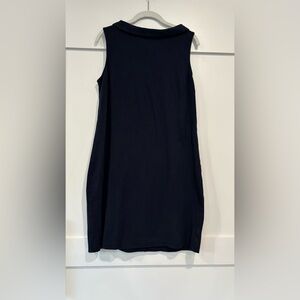 Talbots Navy Sleeveless Shift Dress